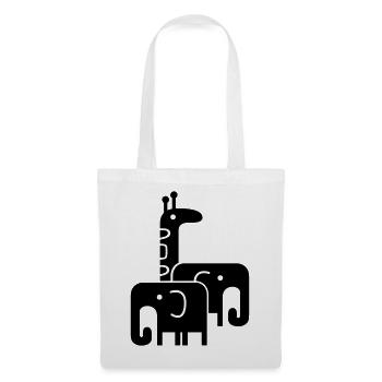 cute animals - Tote Bag - white - Front