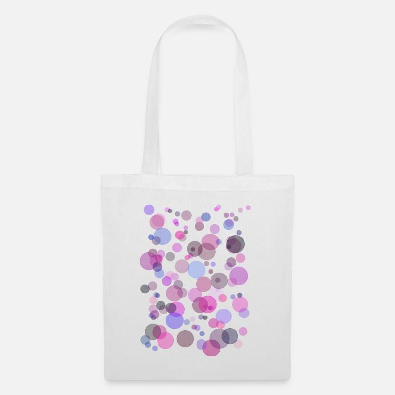 pink dot - Stoffbeutel - Weiß