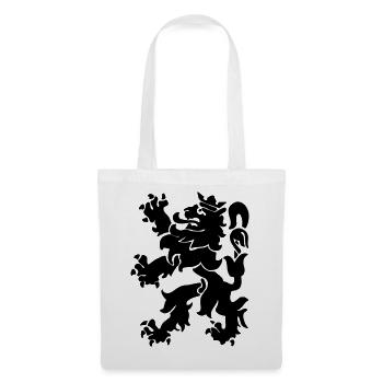 Lion lion Lowe León couronne - Sac en tissu - blanc - Devant