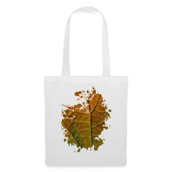 Blatt - Stoffbeutel - Weiß - Vorne