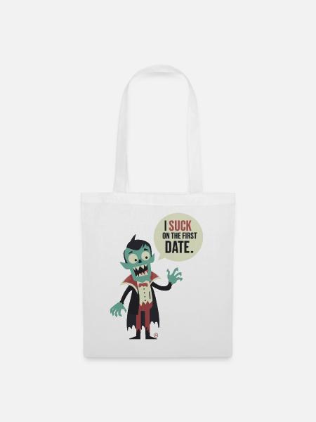 Little cheeky Vampire - Stoffbeutel - Weiß