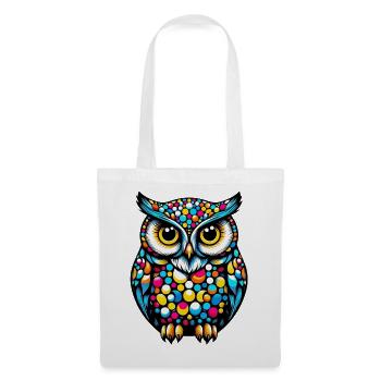 Owl - Tote Bag - white - Front