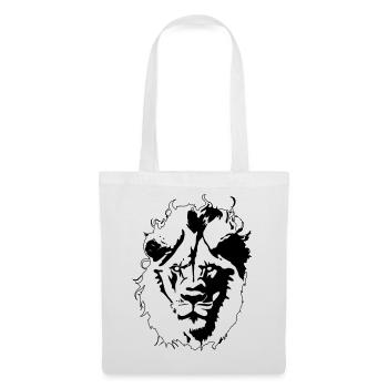 Lion - Sac en tissu - blanc - Devant