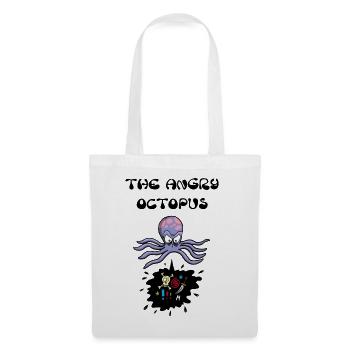 The angry octopus - Tote Bag - white - Front