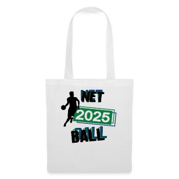 Netball Spieler Team Turnier Mannschaft in 2025 - Stoffbeutel - Weiß - Vorne