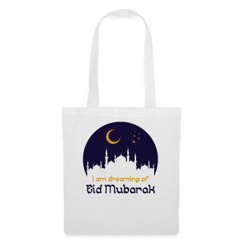Eid Mubarak Halbmond Islam Ramadan - Stoffbeutel - Weiß - Vorne