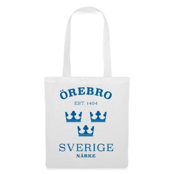 Örebro Sverige Suède - Sac en tissu - blanc - Devant