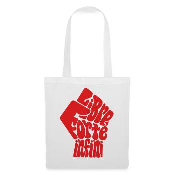 LIBRE FORTE fem - let's talk - Sac en tissu - blanc - Devant