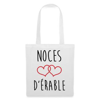 Maple Wedding, 58 years of marriage - Tote Bag - white - Front