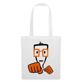 Boxer Fighter Boy - Tote Bag - white - Front