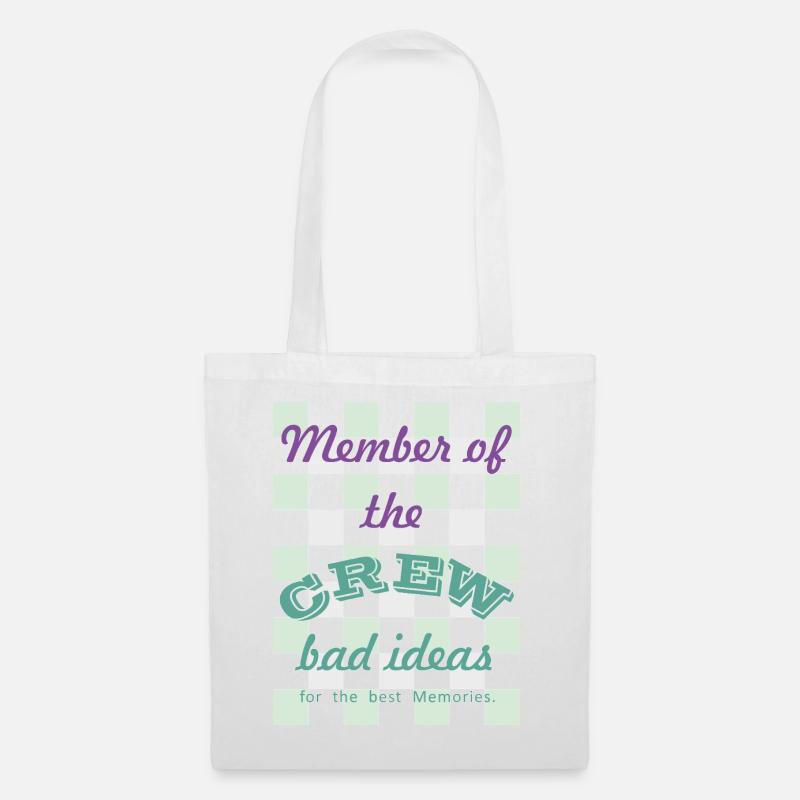 Crew Member: Bad Ideas - Tote Bag - white