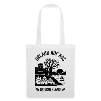 Kos Griechenland Urlaub - Stoffbeutel - Weiß - Vorne