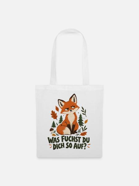 Fuchs dich auf - Stoffbeutel - Weiß