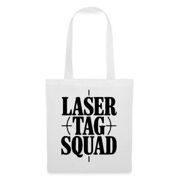 Laser-Tag-Team - Stoffbeutel - Weiß - Vorne