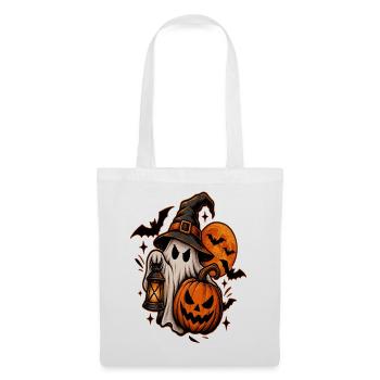 Spukhaftes Halloween Design - Stoffbeutel - Weiß - Vorne