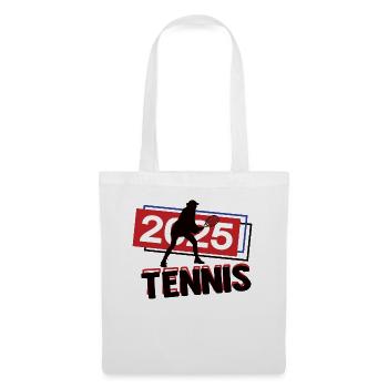 Tennis Spielerin Team Turnier Mannschaft 2025 - Stoffbeutel - Weiß - Vorne