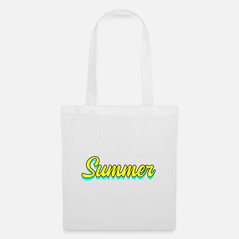Summer Sommer - Stoffbeutel - Weiß
