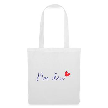 NOËL. ANNEE. ANNIVERSAIRE. RETRAITE. PAPA. MAMAM. - Sac en tissu - blanc - Devant