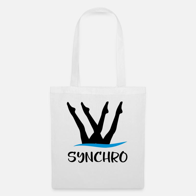 Nage synchrone - Sac en tissu - blanc