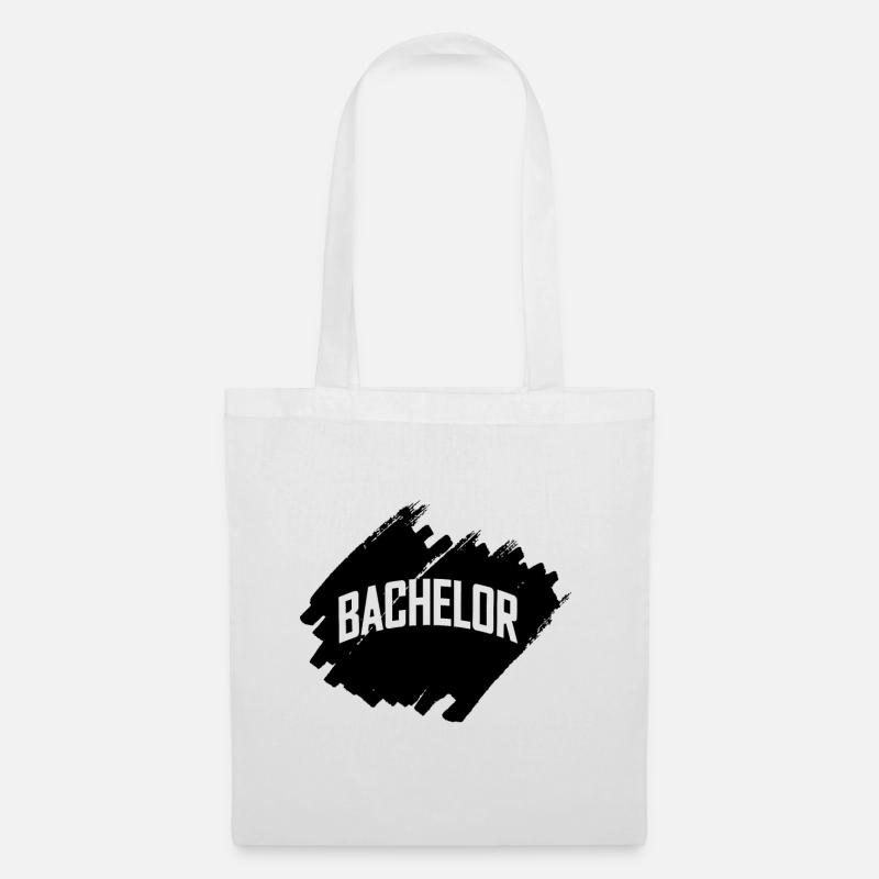 Bachelor - Stoffbeutel - Weiß