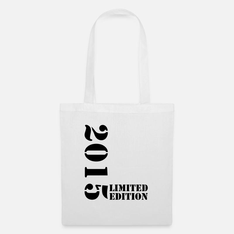 2015 Limited Edition Geburtstag Geschenk Deko - Stoffbeutel - Weiß