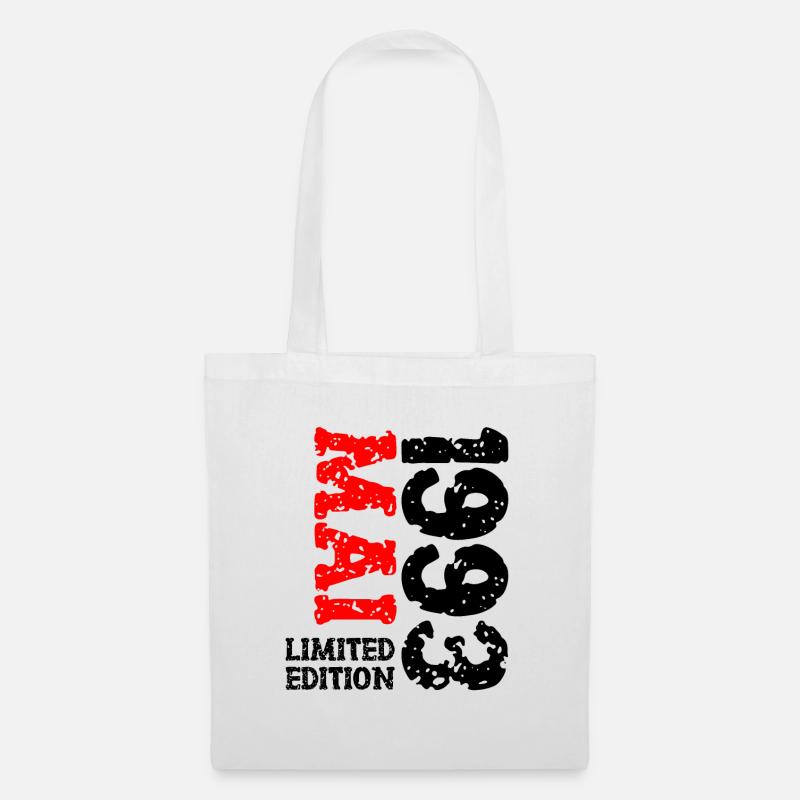 1993 Mai Limited Edition Geburtstag Geschenk - Stoffbeutel - Weiß