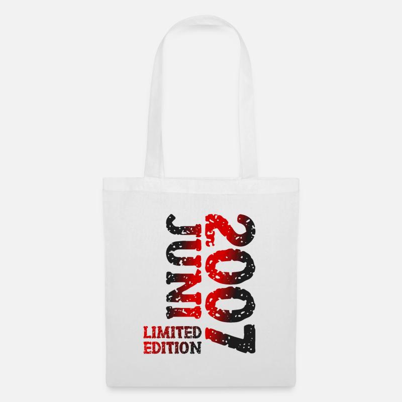 2007 Juni Limited Edition Geburtstag Geschenk - Stoffbeutel - Weiß