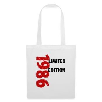 1986 édition limitée 37e anniversaire cadeau amusant - Sac en tissu - blanc - Devant