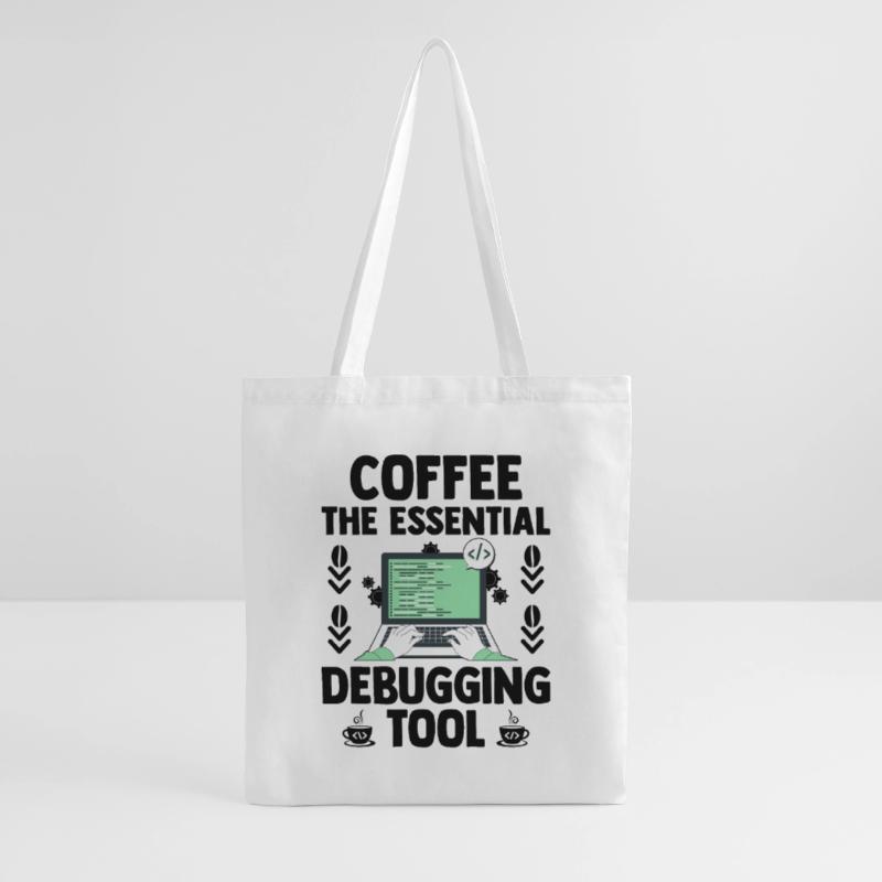 Kaffee Programmierer Programmierer Programmierer Entwickler Nerd Coff Stoffbeutel