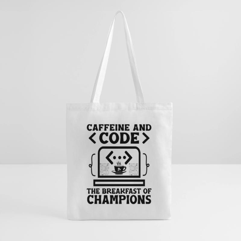Café Codage Programmeur Codeur Développeur Nerd Coff Sac en tissu