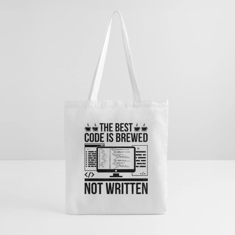 Café Codage Programmeur Codeur Développeur Nerd Coff Sac en tissu