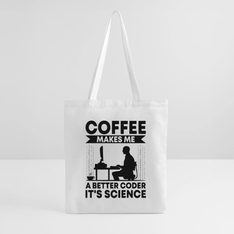 Café Codage Programmeur Codeur Développeur Nerd Coff Sac en tissu