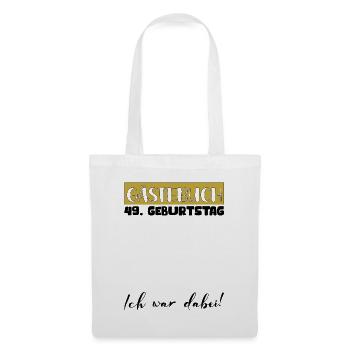 49 Birthday Gift Women's Decoration Men's Guestbook - Tote Bag - white - Front