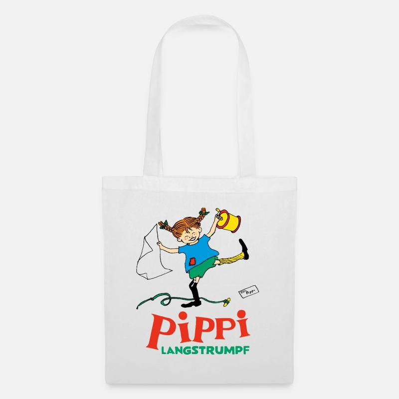 Pippi Langstrumpf Pippi Hat Spaß - Mulepose - hvid