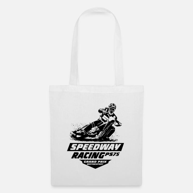 Speedway - Motorcycle Speedway - Stoffbeutel - Weiß