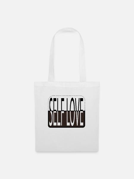 SELF LOVE - Tote Bag - white
