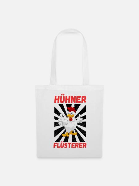 Hühner Flüsterer - Stoffbeutel - Weiß