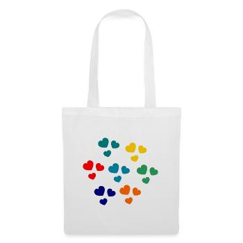 HEART. HEARTS. SAINT VALENTINE. LOVE. LOVE. HEART - Tote Bag - white - Front