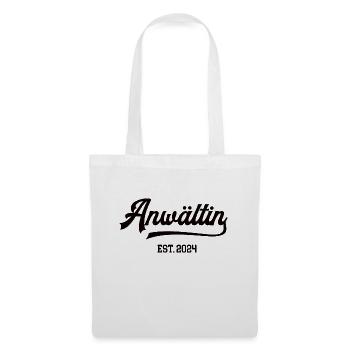 Anwältin 2024 Juristin Anwaeltin Studentin Jura - Stoffbeutel - Weiß - Vorne