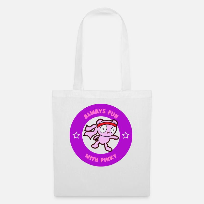Always fun with Pinky Design. - Tote Bag - white