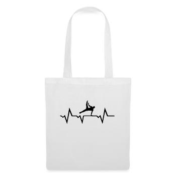 Gymnast, Gymnastics, Heartbeat - men - Sac en tissu - blanc - Devant