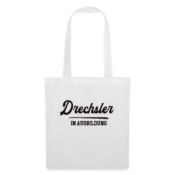 Drechsler in Ausbildung Drechslerausbildung Lehre - Stoffbeutel - Weiß - Vorne