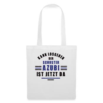 Azubi Schuster Lehre Ausbildung Schusterausbildung - Stoffbeutel - Weiß - Vorne