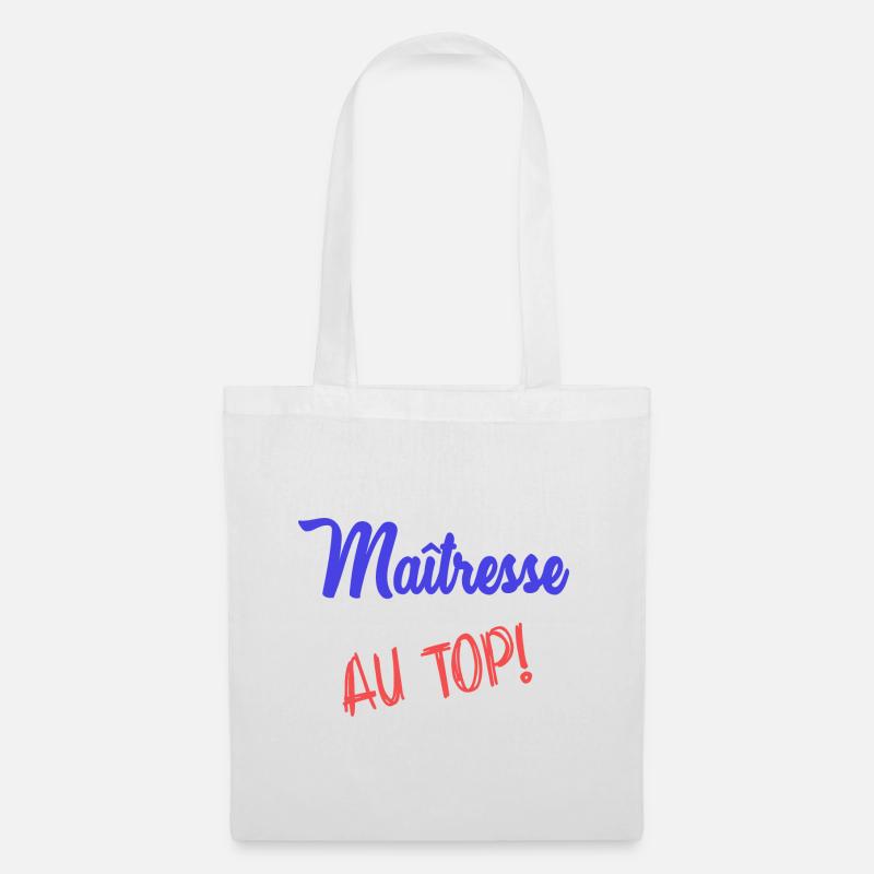 MAÎTRESSE - Sac en tissu - blanc
