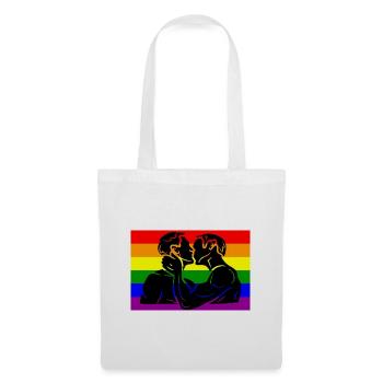 LGBT Rainbow Flag LGBTQ Gay Pride T-Shirt - Sac en tissu - blanc - Devant