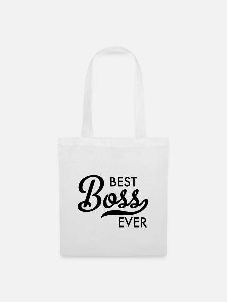Best Boss - Stoffbeutel - Weiß