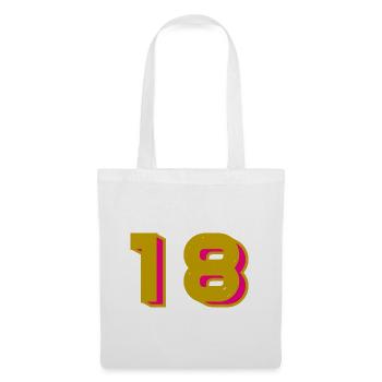 18 - Sac en tissu - blanc - Devant