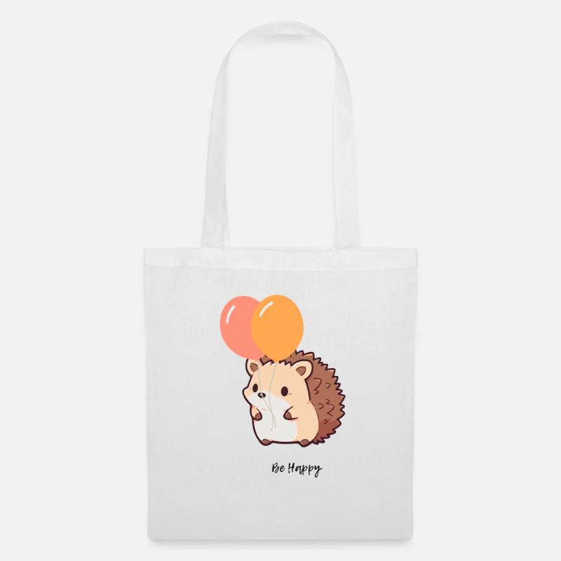 Cute Hedgehog - Tote Bag - white