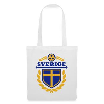 Schweden (Sverige) Wappen - Stoffbeutel - Weiß - Vorne