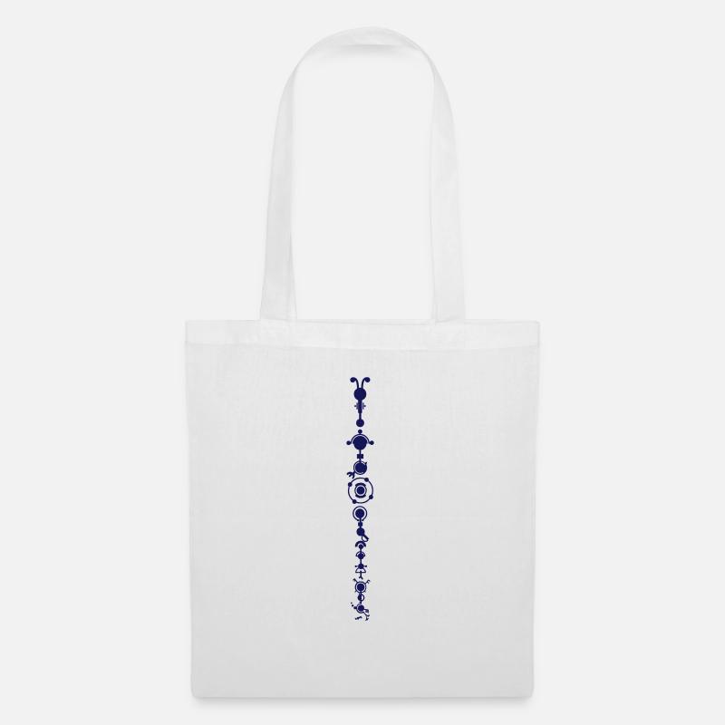 Crop circle - multidimensional human development - Tote Bag - white